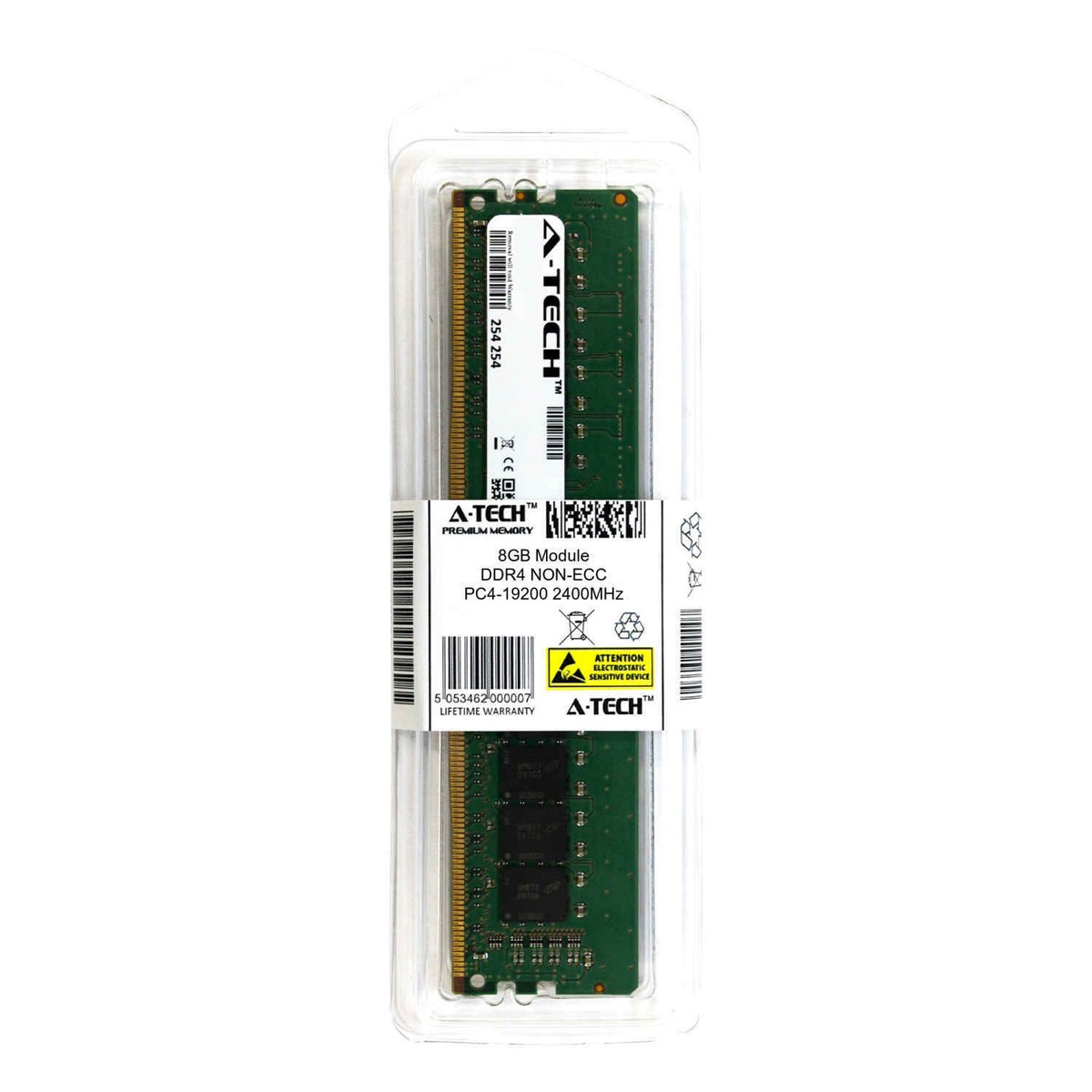8GB DDR4 2400MHz PC4-19200 DIMM (Samsung M378A1G43EB1-CRC