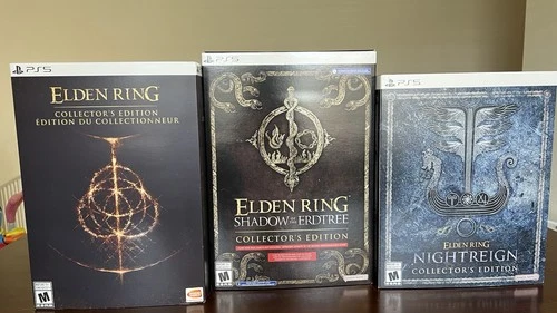 Elden Ring ENTIRE Collector Editions, All 3 Of Them - Playstation 5