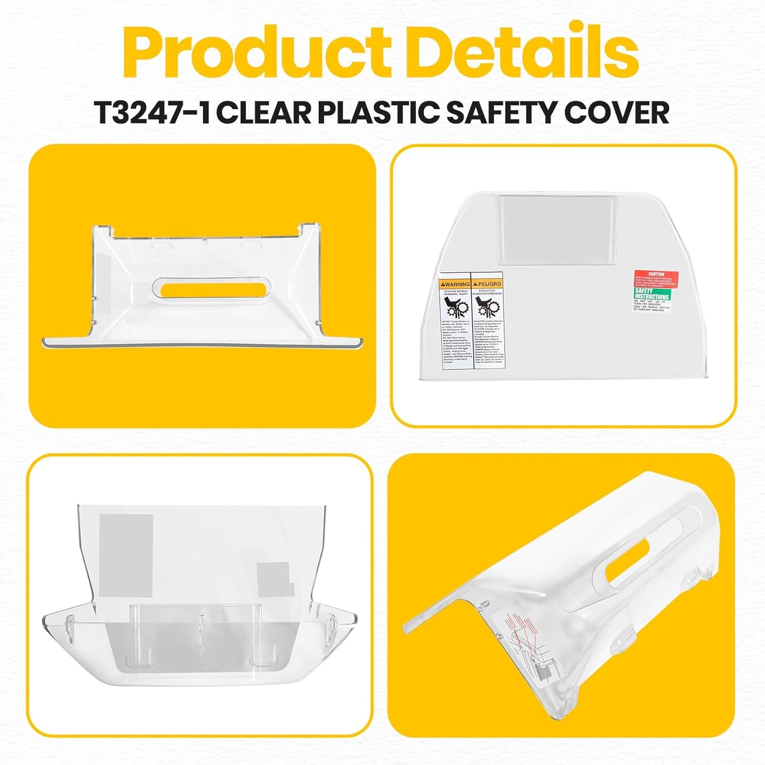 Clear Plastic Safety Cover for Biro Tenderizers Pro 9 Sir Steak T3247-1 TA3096M2