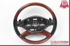 10-13 Mercedes W221 S550 S600 Lenkrad Mit Schaltpaddles Holz Anthrazit 10-13 Mercedes W221 S550 S600 Lenkrad Mit Schaltpaddles Holz Anthrazit