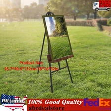 Large Free Standing Display Stand, Painting Board Display Stand, Easel for Sign,