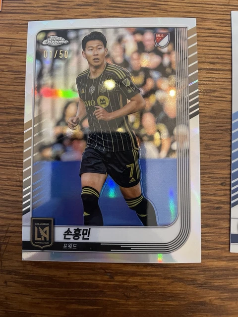 Topps Chrome MLS 2025 Heung-Min Son Hangul SSP Los Angeles FC 01/50 #68