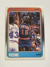 1988-89 Fleer Basketball #41 - Vinnie Johnson - Detroit Pistons
