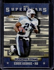 2000 Topps Finest Eddie George NFL Superstars #S2 Titans