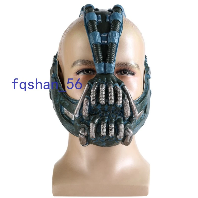 The Dark Knight Rises Bane Máscaras Media Máscara Facial Halloween Juegos con disfraces Accesorios Látex Foto 2 de 4