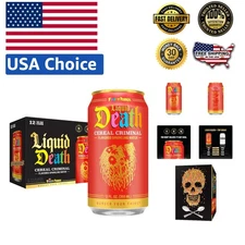 Cereal Criminal 12-Pack: Fruity Pebbles Sparkling Water, Eco-Friendly & Tasty