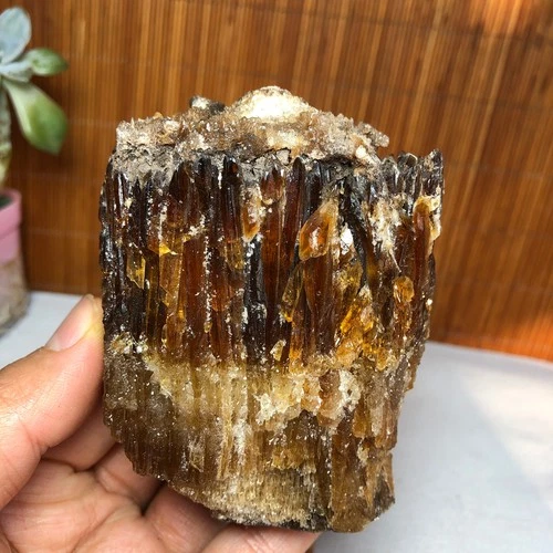 85mm Natural  Amber Calcite Honey Calcite Gold Calcite Raw Specimen 304g A2246