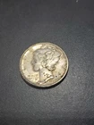 1939 10C Mercury Dime Au 90 % Silver