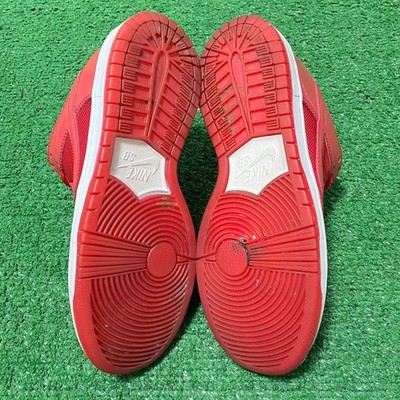 Size 9 - Nike SB Dunk Low Patent Red Sneakers 304292-616 Super