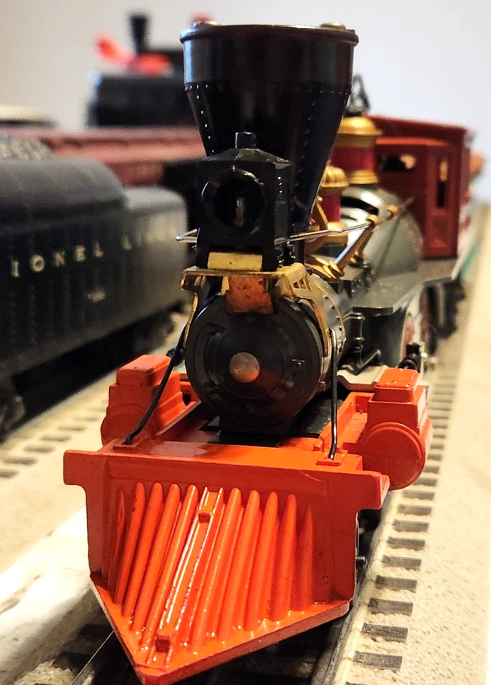 Lionel 1862 Vintage O General 4-4-0 Steam Locomotive & Tender for parts or resto - Image 2 of 4