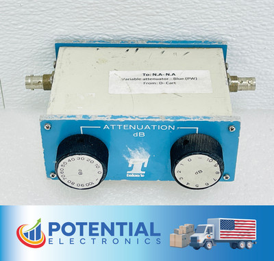 USED - Telonic Berkeley 8143 RF Attenuator 0-11dB 8143a-50 Ohms / Free Shipping
