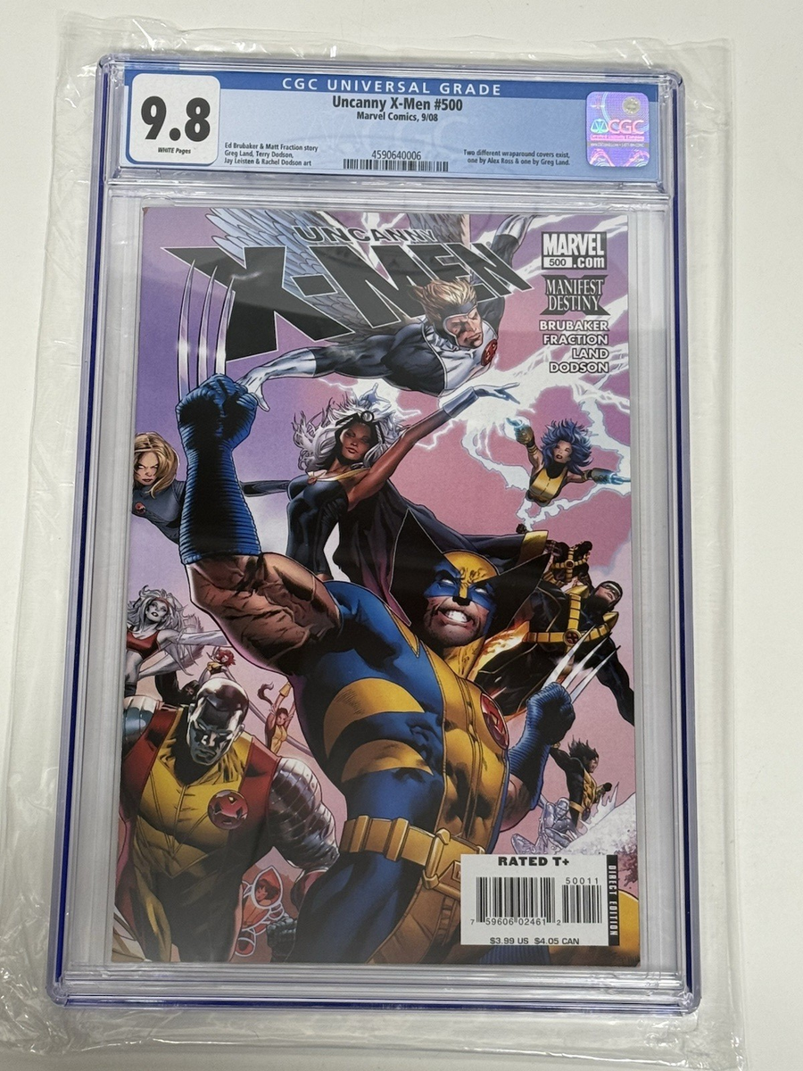 Marvel (9/08) Uncanny X-Men #500 - CGC 9.8 - Top Pop! Greg Land