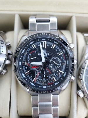 Casio Men's Edifice EFR570DB-1AV Chrono Stainless Steel Watch