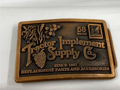 #ad Limited Edition Series VI 1937 1995 Spec Cast Tisco Tractor Supply Belt Buckle $5.00