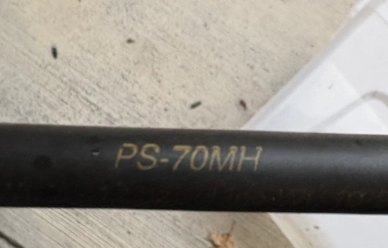 St. Croix Premier Graphite PS-70MH 7” varilla giratoria mediana pesada con carrete Sigma 040 Foto 3 de 4