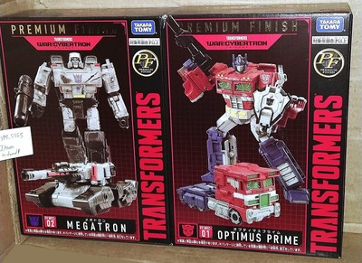 Transformers Optimus Megatron Premium Finish WFC-01 WFC-02 Voyager Takara Lot