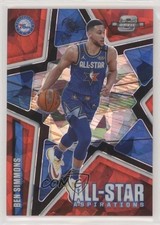 2020 Contenders Optic All-Star Aspirations Red Cracked Ice Prizm Ben Simmons s3g