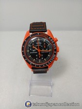 Omega Swatch Mission Earth Speedmaster Quartz Chronograph Watch SO33O100 M-1304