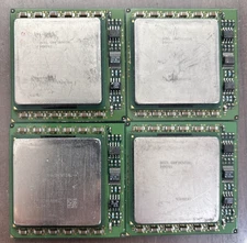 Lot of 4 - Vintage Intel Xeon Engineering Samples ES Qualifiers
