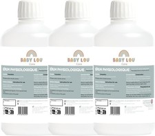 LOT DE 3 BABY LOU Sérum Physiologique 3x500ML
