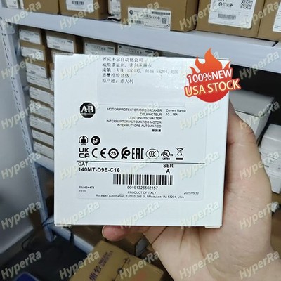 New Allen-Bradley 140MT-D9E-C16 Heavy Duty Safety Breaker Unit