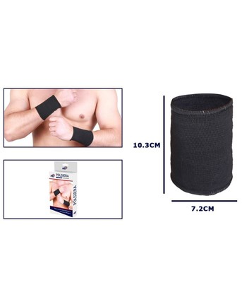 Set Polsini E Cavigliere Regolabili In Nylon - Morbidi E Sicuri, Taglia Unica, Colore Nero - 3