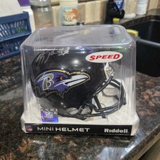 Baltimore Ravens Mini Helmet Autographed Ray Rice Steiner Authenticated Original