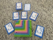 Multiplication flashcards bubble popper fidget sensory math manipulatives