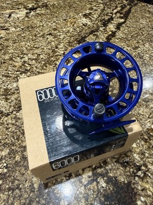 NEW Sage 6010 Fly Reel Azure Blue W/Box & Pouch Free Shipping USA