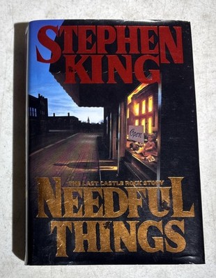 Needful Things Stephen King 1991 First Edition 1st Printing Hardcover VG+ COND A