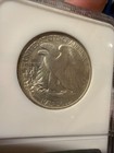 Old NGC Slab ANA Sticker 1945 50c Silver Walking Liberty Half Dollar NGC Ms66 — photo 9