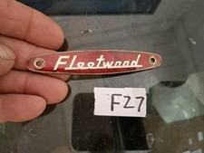 Rare 1966 Cadillac Fleetwood 75 Limousine Porcelain Emblem Nameplate Oem Gm