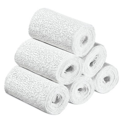 Plaster Coth Rolls 6 Pack Plaster Gauze Bandage Plaster Strip Gauze Wrap for Bod