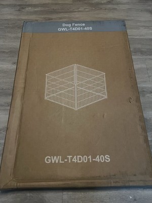 Dog Fence Metal for Large Dogs Model/MPN GWL-T4D01-40S (Box Only)