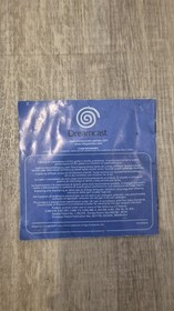 Sega Dreamcast Looney Tunes Space Race Manual Only Pal