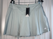 Adidas Ultimate365 Tour Pleated Skort, Wonder Silver, Size Large - NWT