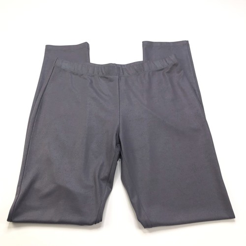 Clara Sun Woo XS (Fit 27W 28L) Mid Rise Tapered Skinny Pull On Pants Gray Textur - Picture 3 of 9