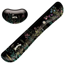 Keyboard Wrist Rest Mouse Wrist Support Set, Memory Foam Wrist Rest Pad for C...