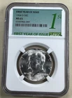 1964-D Kennedy Half Dollar NGC MS65. Free Shipping (4089)