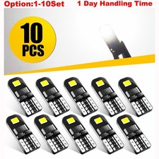 10-100x Auxito T10 Led License Plate Light Car Interior Bulbs 2825 194 W5w White