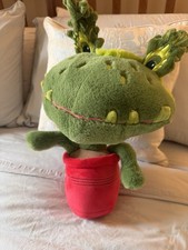 John Lewis Dragon In Plant Pot Plush Soft Toy Green Dragon Plush Toy