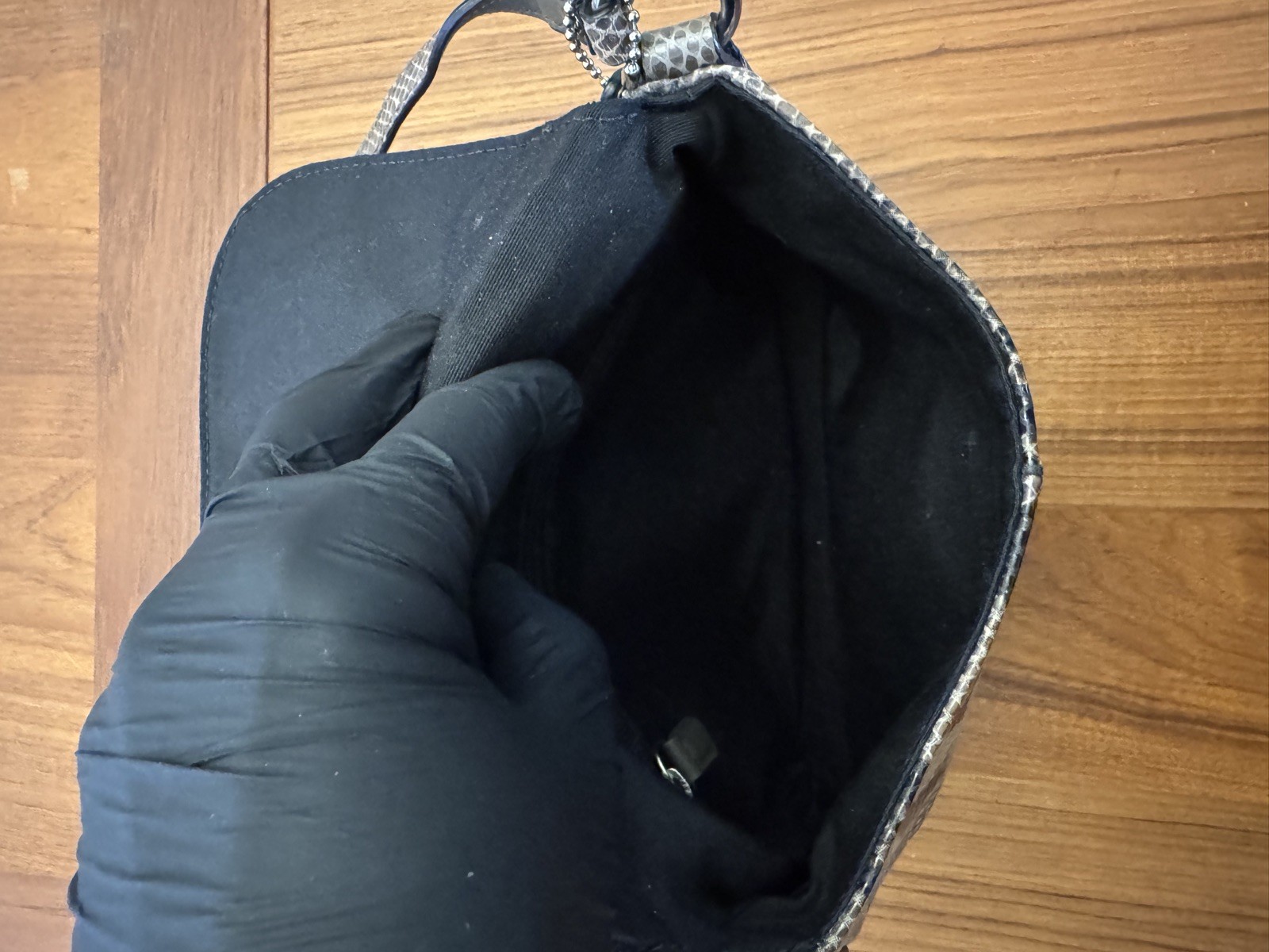 Coach Soho Snake Python Pattern Leather Crossbody… - image 3