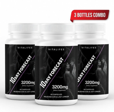 10 Day Forecast Pills for Male Enhancement to Boost Performance & Energy 180ct