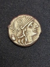 COLLEZIONE MONETE ROMANE REPUBBLICANE ANTICHE RARE - DENARIO GENS POMPEIA