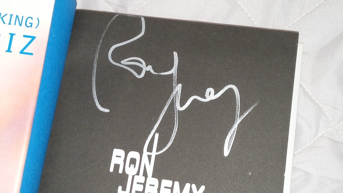 SIGNED RON JEREMY THE HARDEST WORKING MAN IN SHOWBIZ ADULT ACTOR
