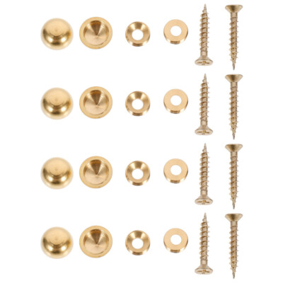 8 Pcs Glass Mirror Nails Screw Cover Caps vente en gros Decorative Screws with