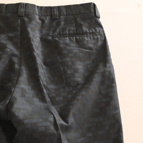 Stacy Adams 40R 32x28 Blue Geometric Square Check Mens Jacket Pants Suit - Picture 11 of 24