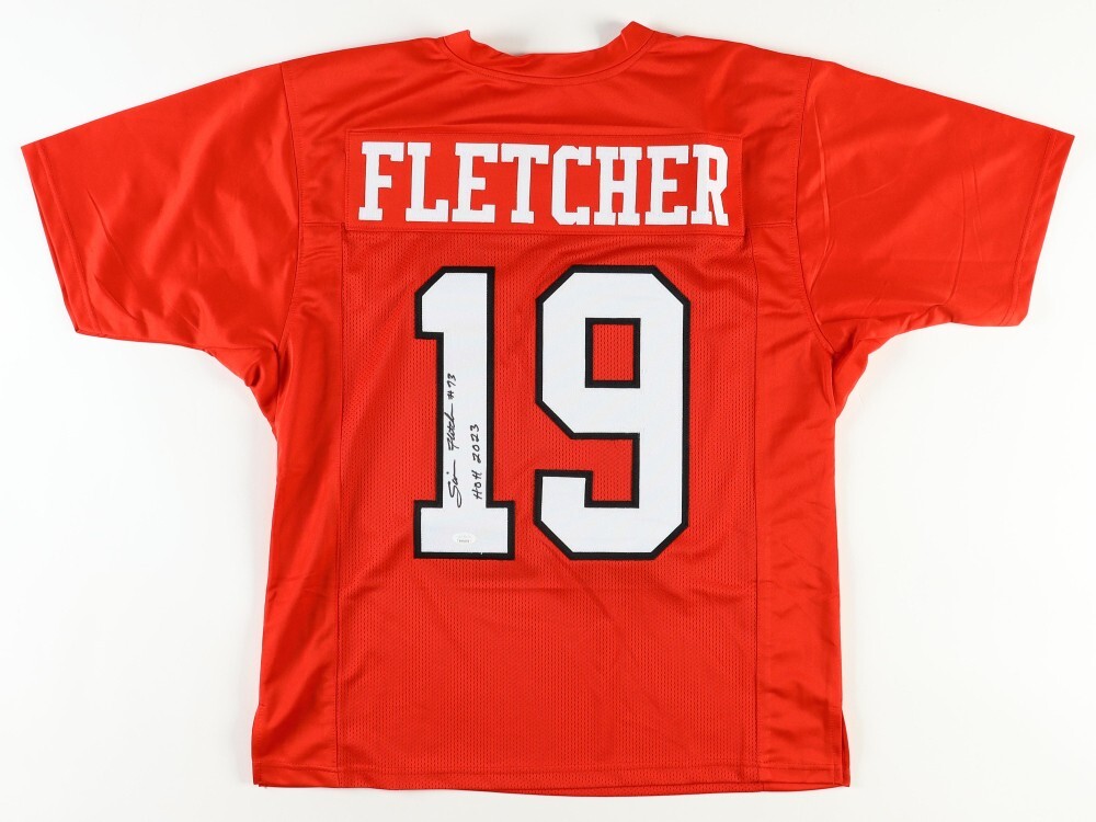 Simon Fletcher Autographed Signed Houston Cougars Jersey (JSA) Denver Broncos Linebacker 