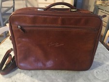 Borsa cartella “CUOIERIA FIORENTINA “da Viaggio Con Tre Tasche Ben Rifinita.