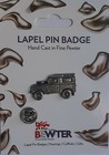 4x4 Land Rover Type Car Pin English Pewter Lapel Pin Badge, Coat-Hat Badge BEW50